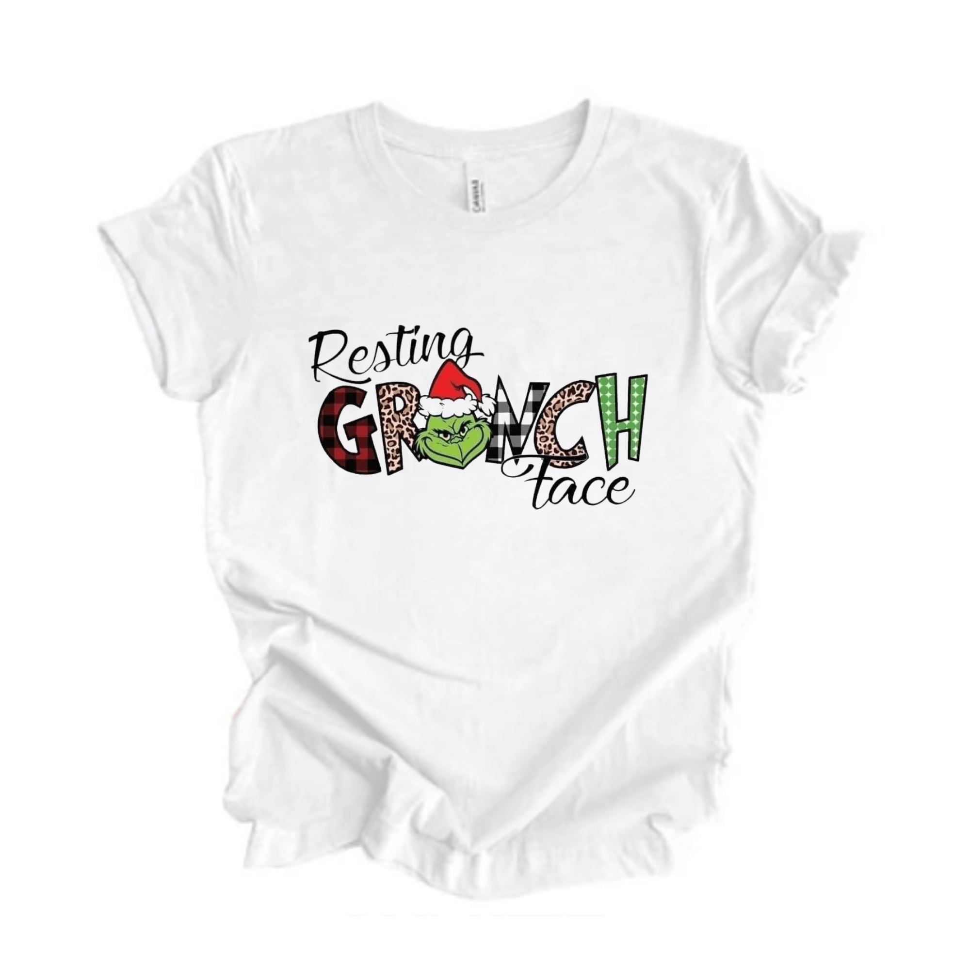Simpli tshirt Resting Grinch Face Tshirt