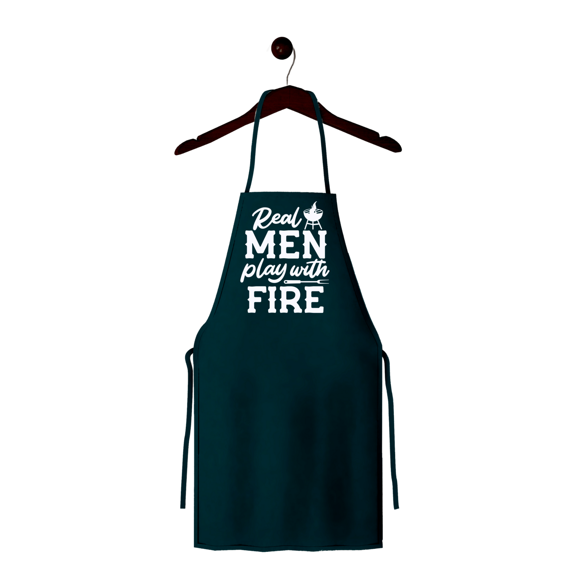 SimpliMust Aprons Real Men Play with Fire Apron