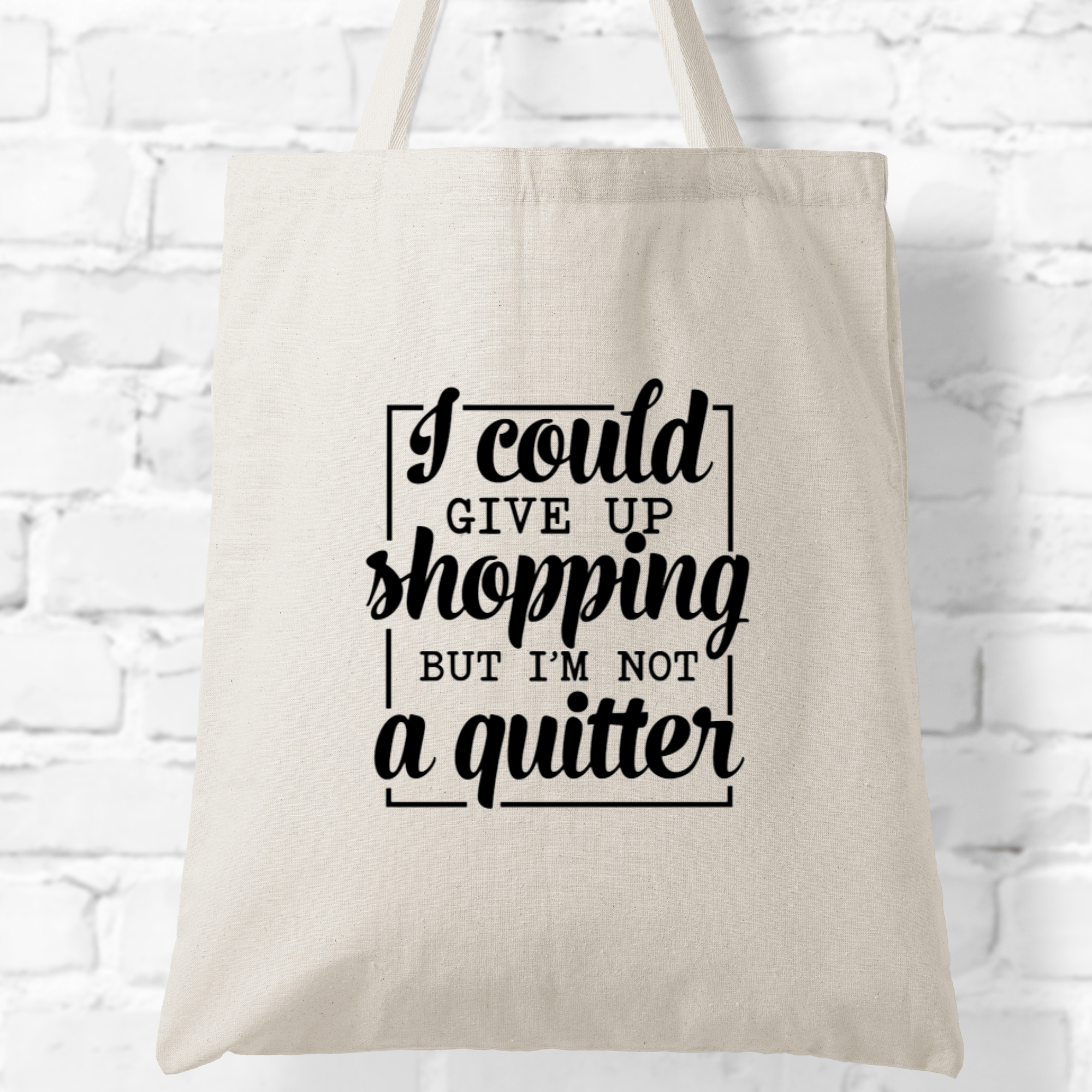 SimpliMust Paper & Plastic Shopping Bags No Quitter Tote Bag