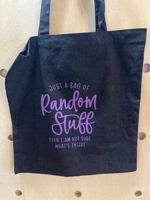 SimpliMust Paper & Plastic Shopping Bags Random Stuff Tote Bag